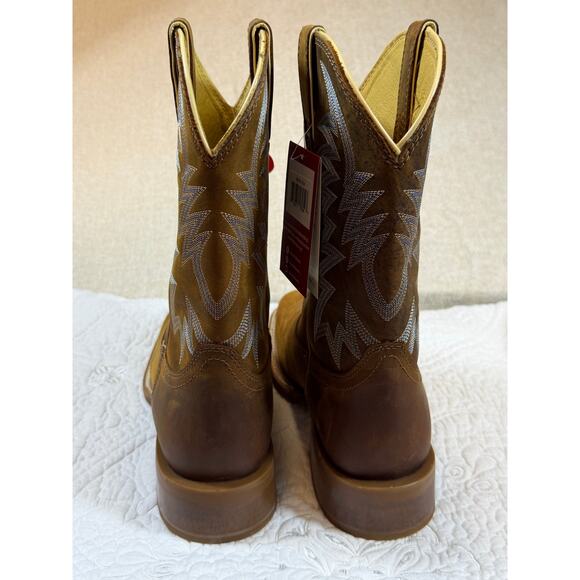 Justin Men\'s Brown 11D NWT Big Bucks Western Cowboy Leather Riding Work Boots main image 4